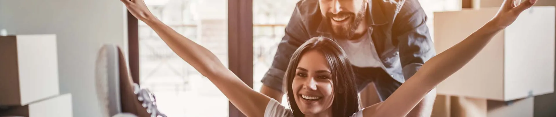 Jong stel gaat verhuizen